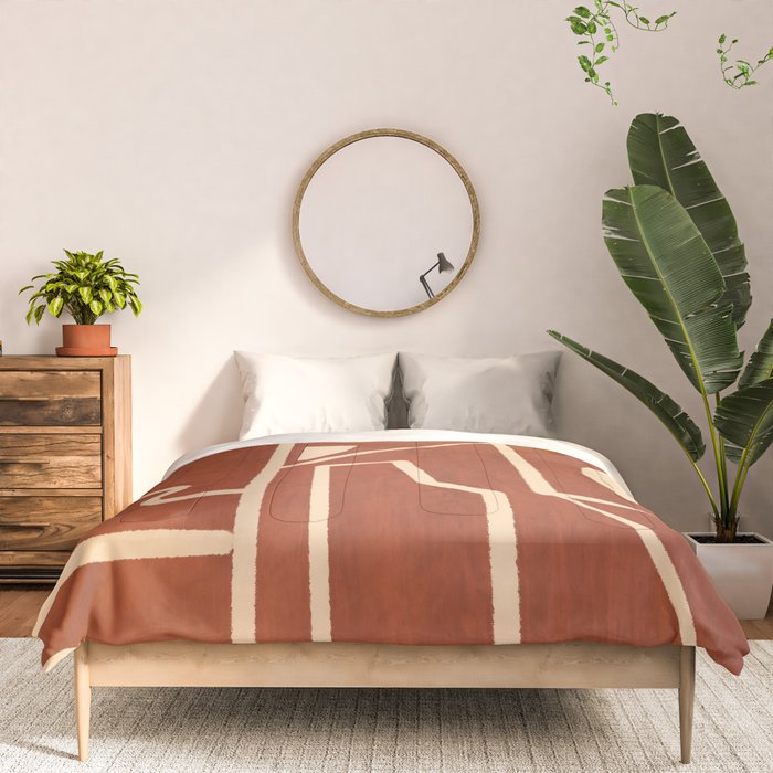 Modern Abstract Minimal Shapes 39/6 Comforter Gallery Image 3
