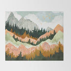 Spring Flight II Throw Blanket Gallery Image 2