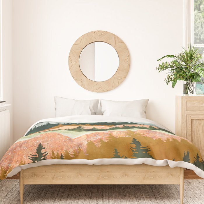 Spring Flight II Duvet Cover Gallery Image 3