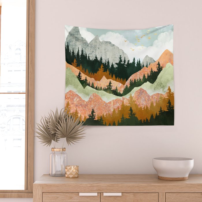 Spring Flight II Wall Tapestry Gallery Image 2