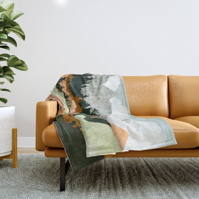 Spring Flight II Throw Blanket Gallery Image 1