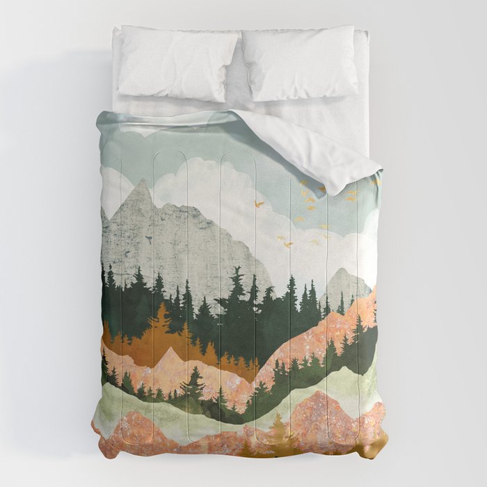 Spring Flight II Comforter Gallery Image 1