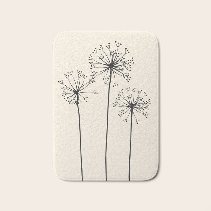Dandelions Bath Mat Gallery Image 1