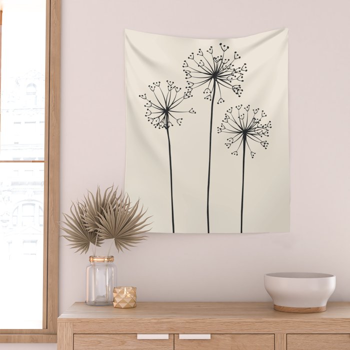 Dandelions Wall Tapestry Gallery Image 2