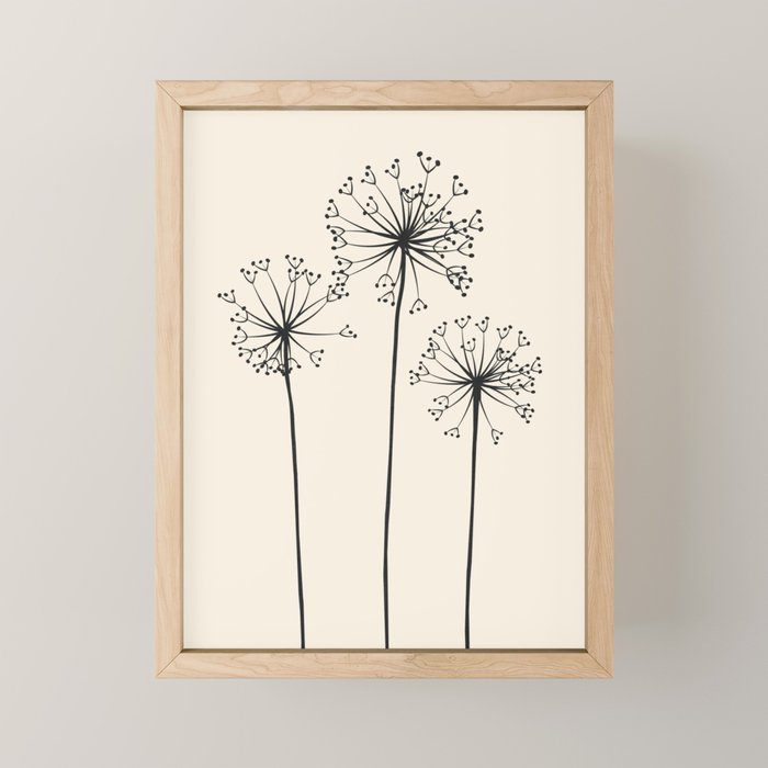 Dandelions Mini Art Print Gallery Image 1