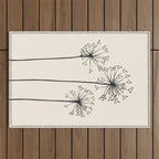 Dandelions Outdoor Rug Gallery Image 1