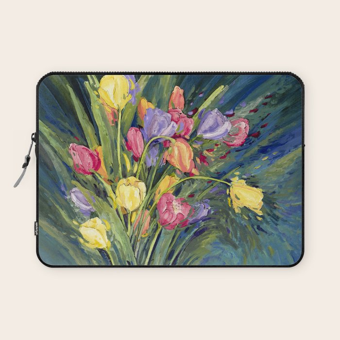 Tulip Burst Laptop Sleeve Gallery Image 1