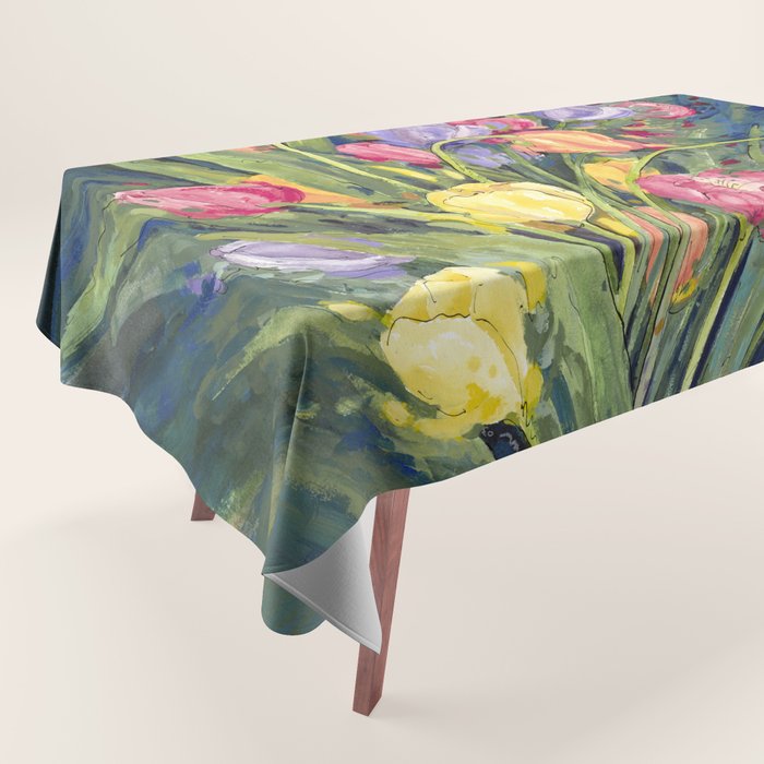 Tulip Burst Tablecloth Gallery Image 1