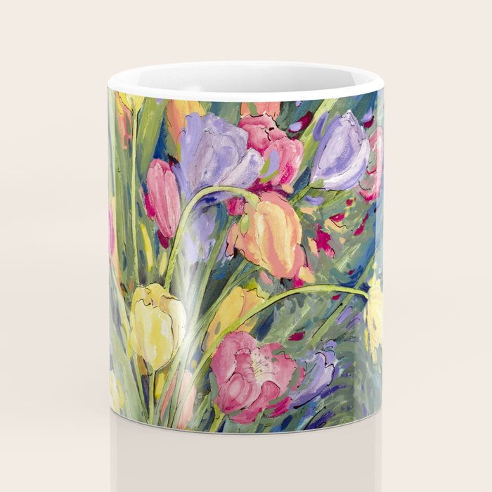 Tulip Burst Coffee Mug Gallery Image 4