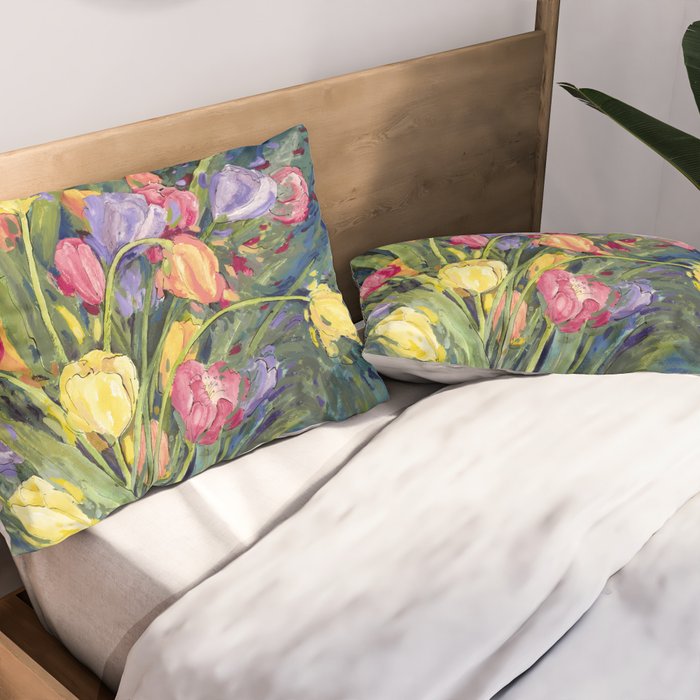 Tulip Burst Pillow Sham Gallery Image 2