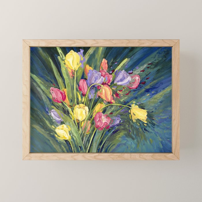 Tulip Burst Mini Art Print Gallery Image 1