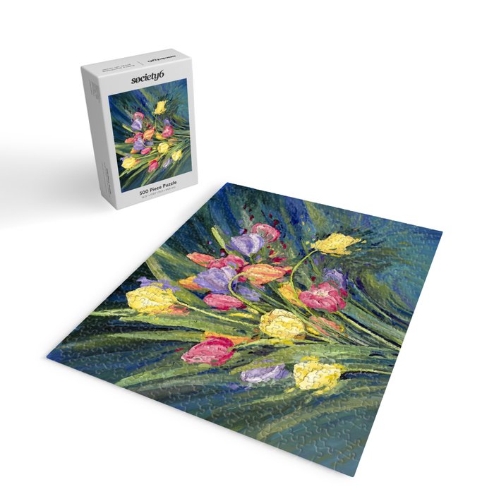 Tulip Burst Jigsaw Puzzle Gallery Image 2