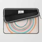 Time Travel - Colorful Rings Laptop Sleeve Gallery Image 2