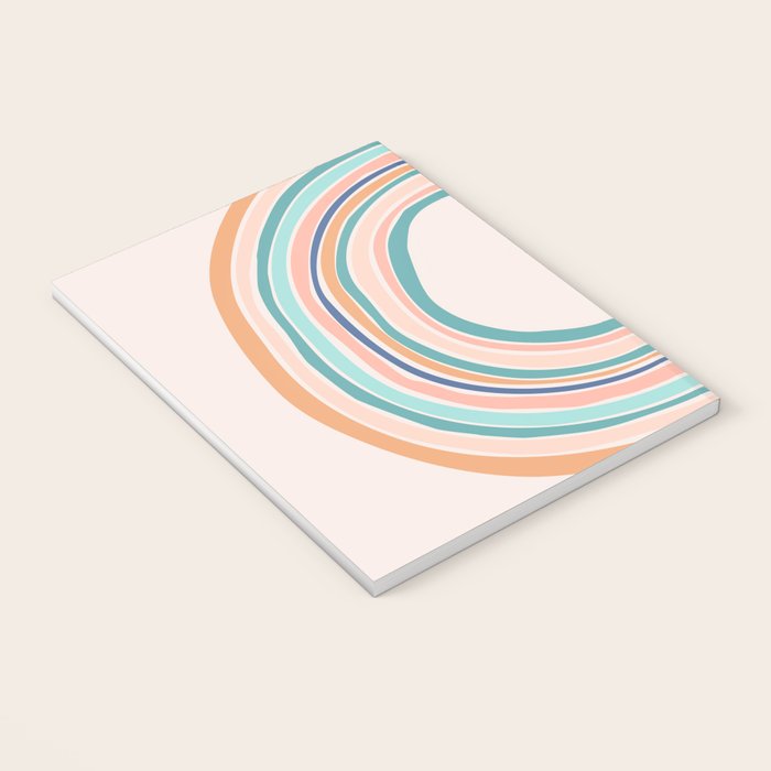 Time Travel - Colorful Rings Notebook Gallery Image 3