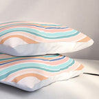 Time Travel - Colorful Rings Pillow Sham Gallery Image 3