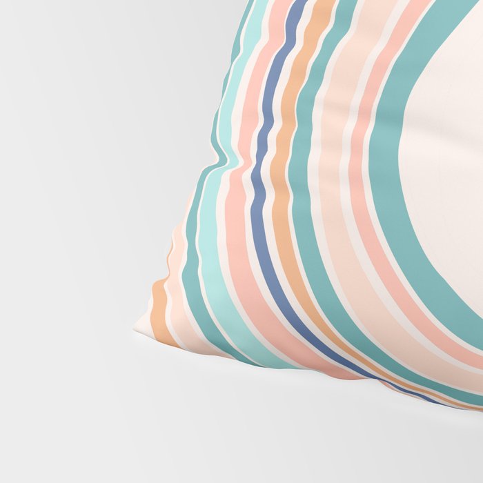 Time Travel - Colorful Rings Pillow Sham Gallery Image 4