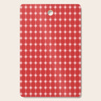 Mid Century Modern Atomic Stars Grid Retro Christmas Red and Pink Pattern Cutting Board Gallery Image 1