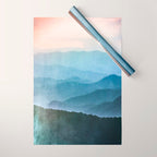 Great Smoky Mountain National Park Sunset Layers - Nature Photography Wrapping Paper Gallery Image 1