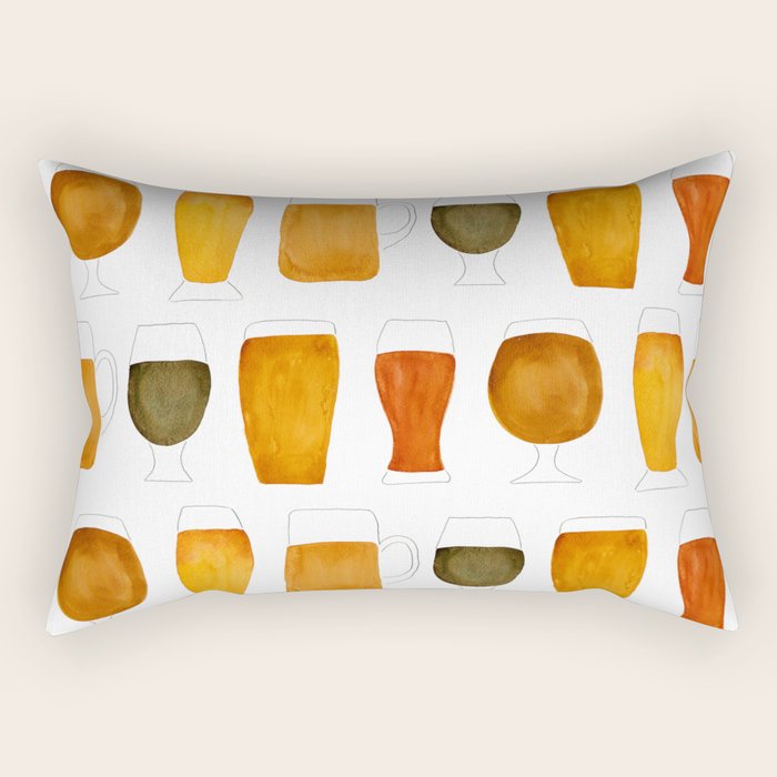 Beer Rectangular Pillow Gallery Image 1