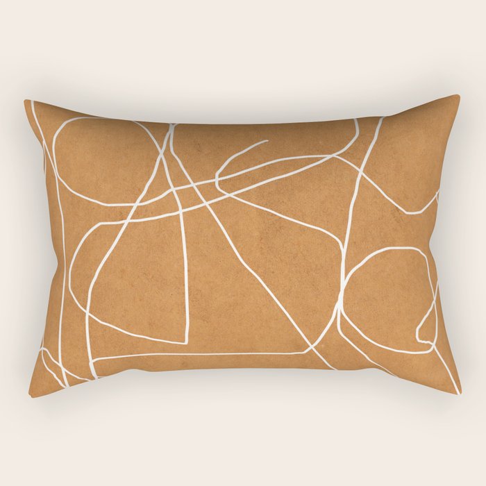 Abstract line art 17 Rectangular Pillow Gallery Image 2