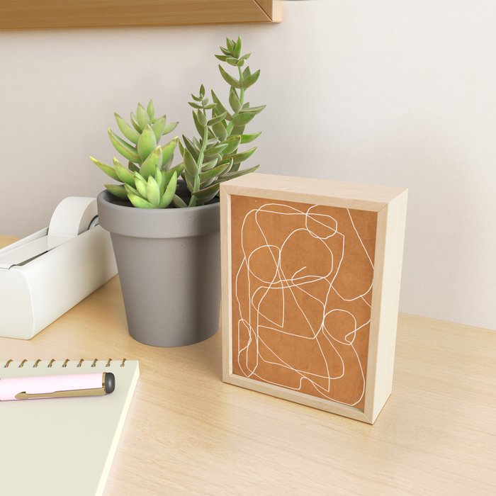 Abstract line art 17 Mini Art Print Gallery Image 2