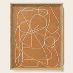 Abstract line art 17 Serving Tray Gallery Image 1