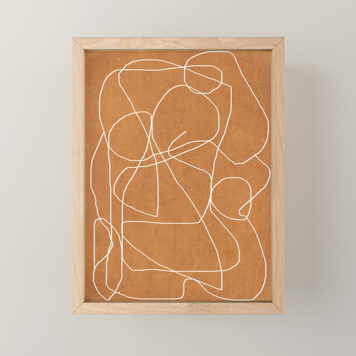 Abstract line art 17 Mini Art Print Gallery Image 1