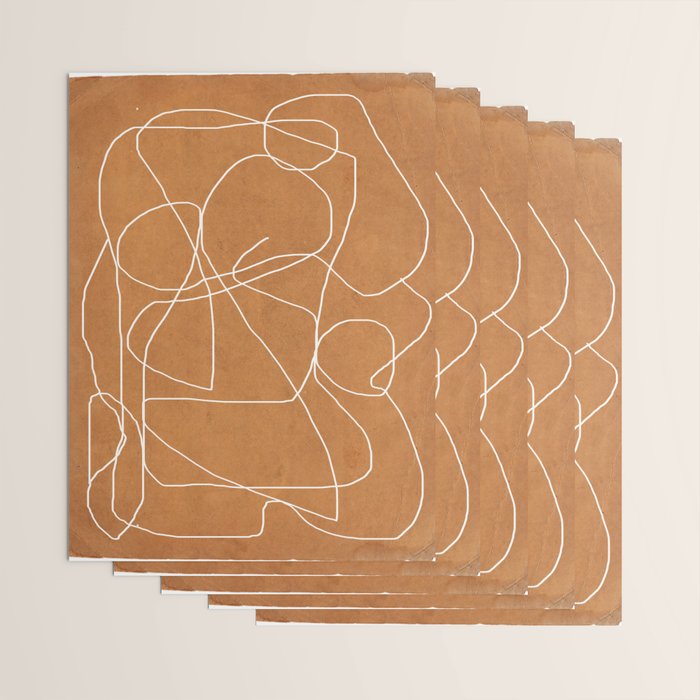 Abstract line art 17 Wrapping Paper Gallery Image 3