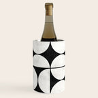 Mid-Century Modern Pattern No.2 - Black and White Wine Chiller Gallery Image 2