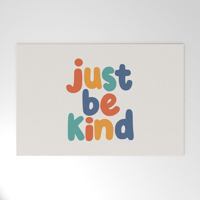 Just Be Kind Welcome Mat Gallery Image 1
