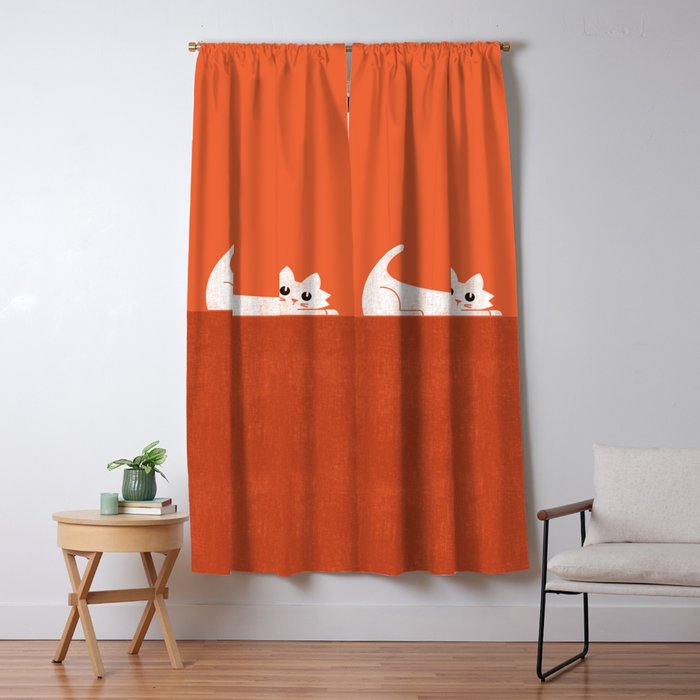 Mark's Superpower: cat Superstretch Window Curtain Gallery Image 5