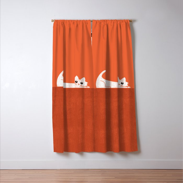 Mark's Superpower: cat Superstretch Window Curtain Gallery Image 3