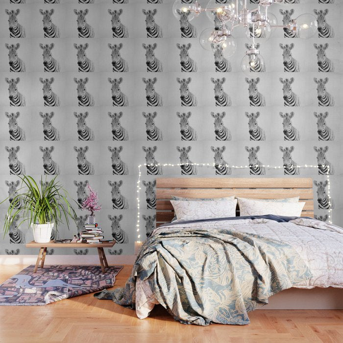 Baby Zebra - Black & White Wallpaper Gallery Image 3