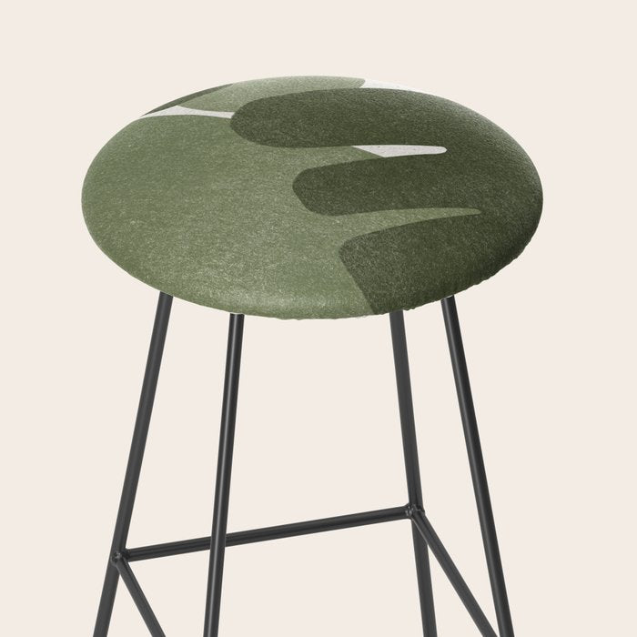 Modern Green Shapes Stool Gallery Image 2