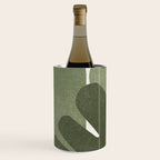Modern Green Shapes Wine Chiller Gallery Image 1