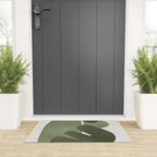 Modern Green Shapes Welcome Mat Gallery Image 3