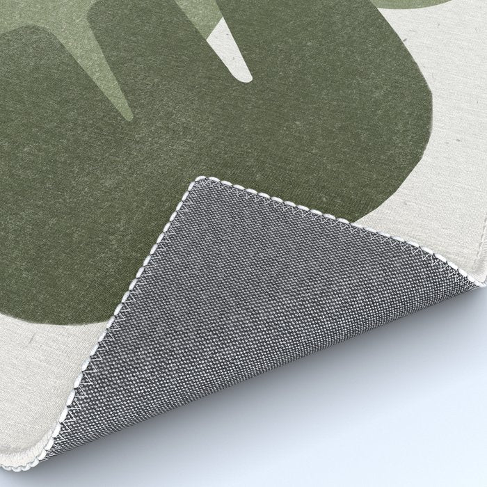 Modern Green Shapes Rug Gallery Image 4