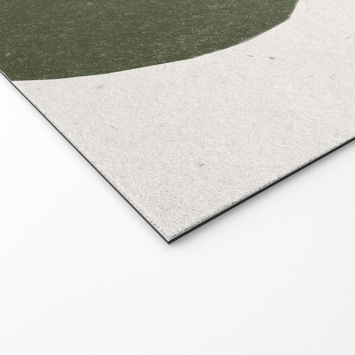 Modern Green Shapes Welcome Mat Gallery Image 2