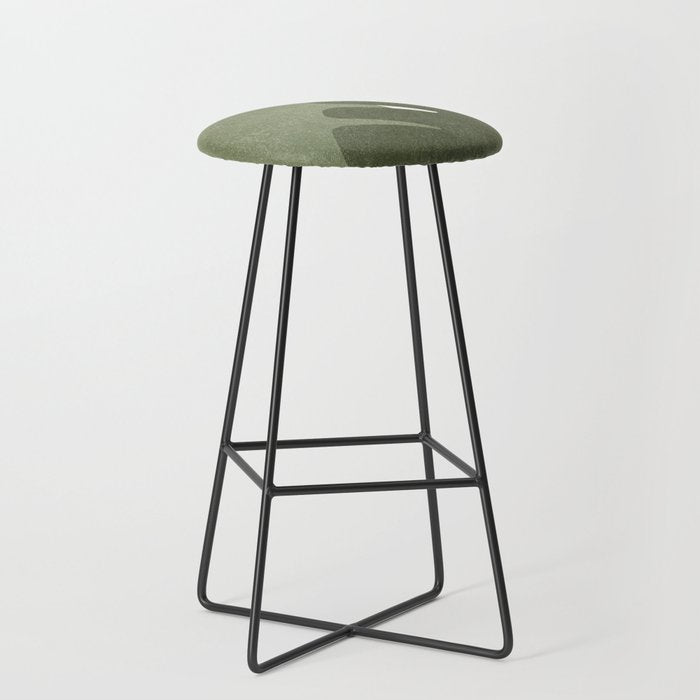 Modern Green Shapes Stool Gallery Image 1