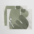 Modern Green Shapes Placemat Gallery Image 1