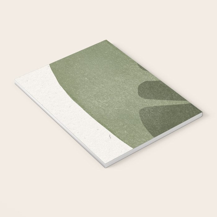 Modern Green Shapes Notebook Gallery Image 3