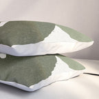 Modern Green Shapes Pillow Sham Gallery Image 3