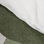Modern Green Shapes Comforter Gallery Image 4
