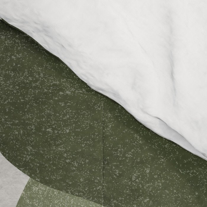 Modern Green Shapes Comforter Gallery Image 4