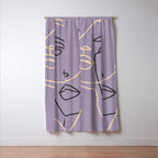 Abstract Face 6/1 Window Curtain Gallery Image 3
