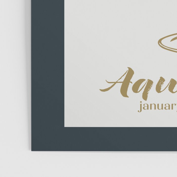 Espresso Martini Cocktail Zodiac Sign Poster Gallery Image 3