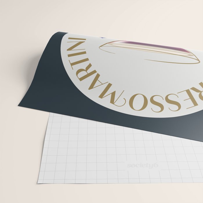 Espresso Martini Cocktail Zodiac Sign Wrapping Paper Gallery Image 2