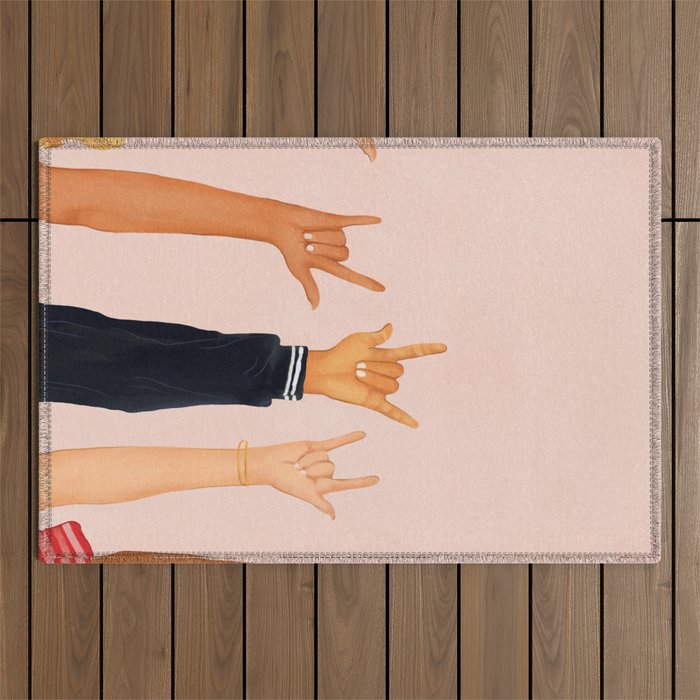 Rock On Outdoor Rug Gallery Image 1