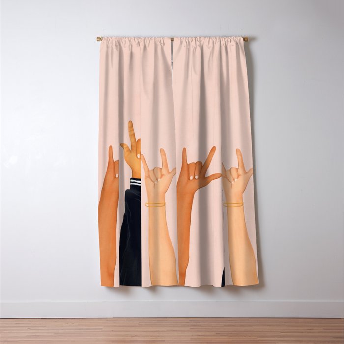 Rock On Window Curtain Gallery Image 3