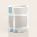 Minimalist Neutral Blue Beige Tones  Coffee Mug Gallery Image 4